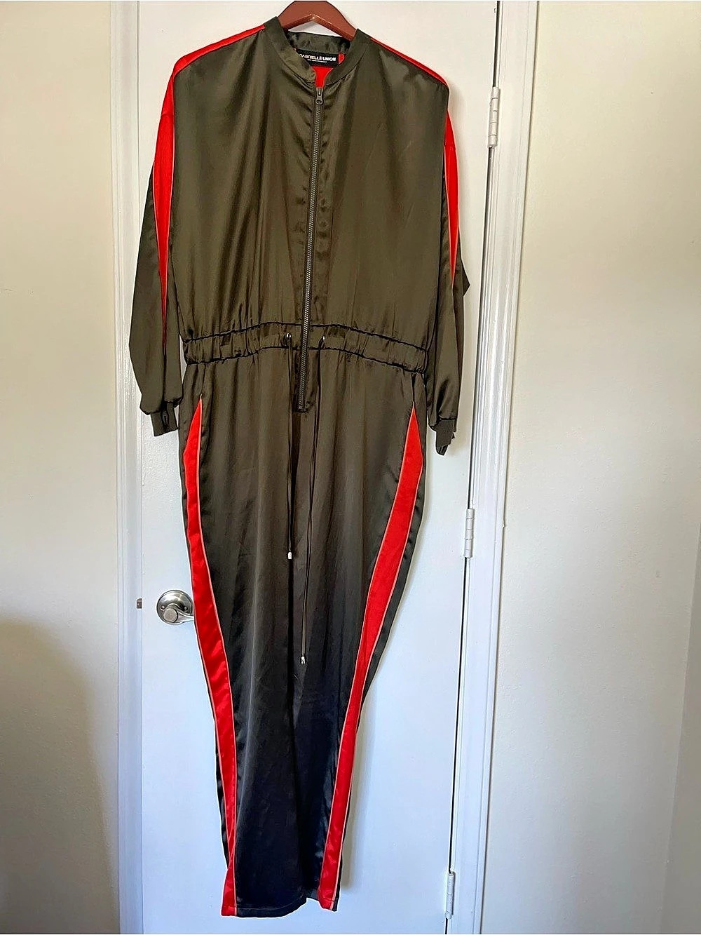 Gabrielle Union jumpsuit Color Block Size Large Like New